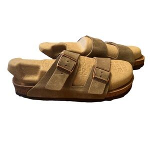 Birkenstock Tan Suede Sandals